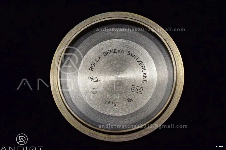 DayDate President 904L Dial JDF Gain 40 YG YG V2 Weight on Bracelet Steel A2836 Stick Markers 0423